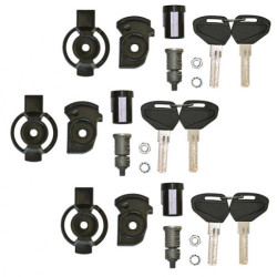 KAPPA ZAMEK DO KUFRÓW KGR33, KGR46, K49, K46, K47, K35 ORAZ ALUMINIOWYCH KVG, KFR, KVE, KMS SECURITY LOCK ( 3 SZT )
