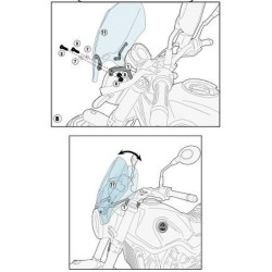 KAPPA MOCOWANIE SZYB 100ALK, 100ALBK, 140AK, 140SK BENELLI LEONCINO 500 (17-18)