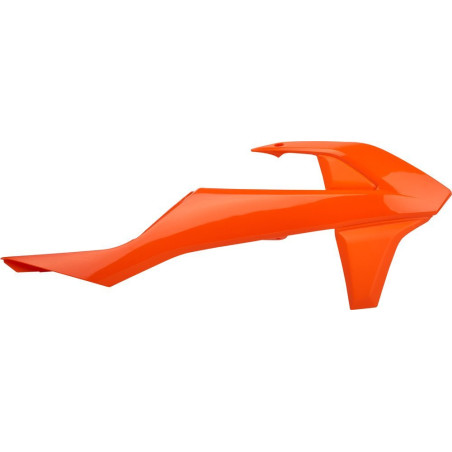 POLISPORT OSŁONY CHŁODNICY (KOMPLET) KTM SX/SXF '16-'18  EXC/EXCF '17-'19 KOLOR POMARAŃCZOWY