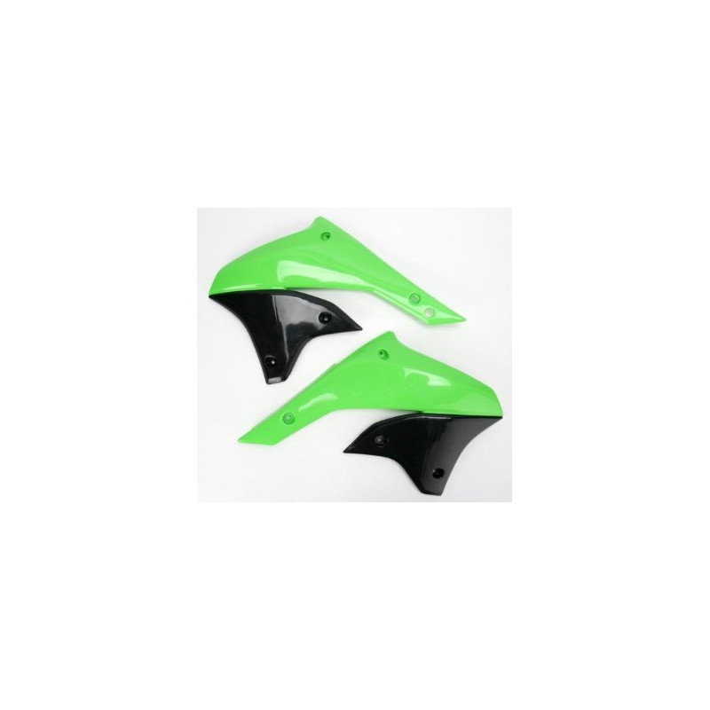 UFO OSŁONY CHŁODNICY KAWASAKI KLX 450R '07-'25 KOLOR ZIELONY