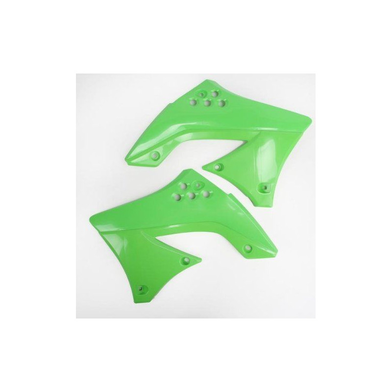 UFO OSŁONY CHŁODNICY KAWASAKI KXF 250 '09-'12 KOLOR ZIELONY