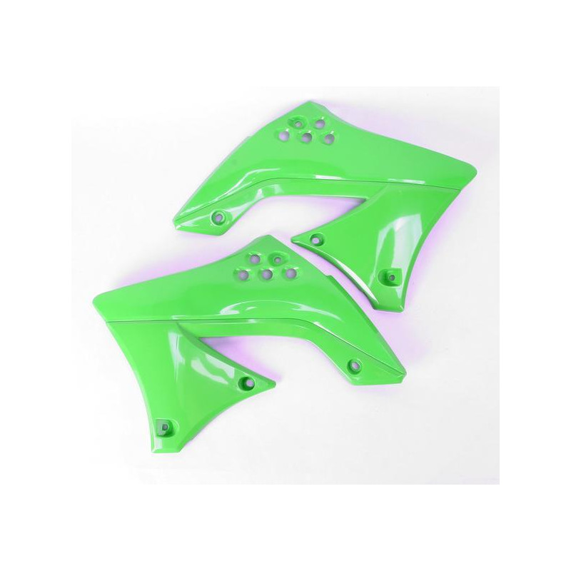 UFO OSŁONY CHŁODNICY KAWASAKI KXF 450 '09-'11 KOLOR ZIELONY