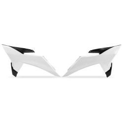 UFO OSŁONY CHŁODNICY KTM SX 125 / 150 / 250 / 300 '25, SXF (SX-F) 250 / 350 / 450 '25 KOLOR BIAŁY