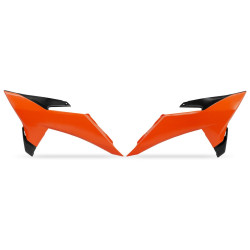 UFO OSŁONY CHŁODNICY KTM SX 125 / 150 / 250 / 300 '25, SXF (SX-F) 250 / 350 / 450 '25 KOLOR POMARAŃCZOWY