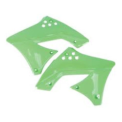 UFO OSŁONY CHŁODNICY KAWASAKI KXF 250 '09-'11 KOLOR ZIELONY - WYPRZEDAŻ