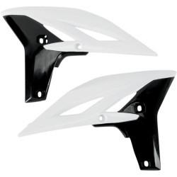 UFO OSŁONY CHŁODNICY YAMAHA YZF 250 '10-'12 KOLOR BIAŁY/CZARNY - WYPRZEDAŻ