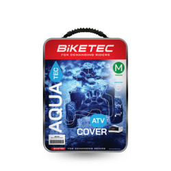 BIKETEC POKROWIEC WODOODPORNY AQUATEC NA ATV KOLOR CZARNY/SZARY ROZMIAR L