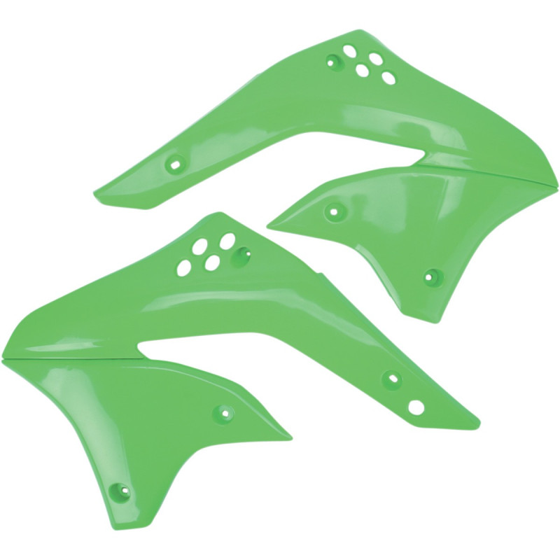 UFO OSŁONY CHŁODNICY KAWASAKI KXF 450 '08 KOLOR ZIELONY - WYPRZEDAŻ