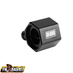 FM-PARTS ALUMINIOWE ZŁĄCZE ZBIORNIKA PALIWA KTM / HUSQVARNA / GAS GAS TPI '18-'23 KOLOR CZARNY