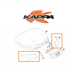 KAPPA ŚWIATEŁKO ODBLASKOWE (BIAŁE) DO KUFRA K56NT