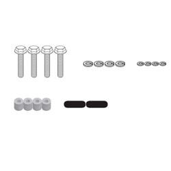 KAPPA ADAPTER DO ZAMONTOWANIA STELAŻA CENTRALNEGO KZ2130 WRAZ Z ORYGINALNYM STELAŻEM BOCZNYM YAMAHA MT-07 Tracer (16-19), Tracer