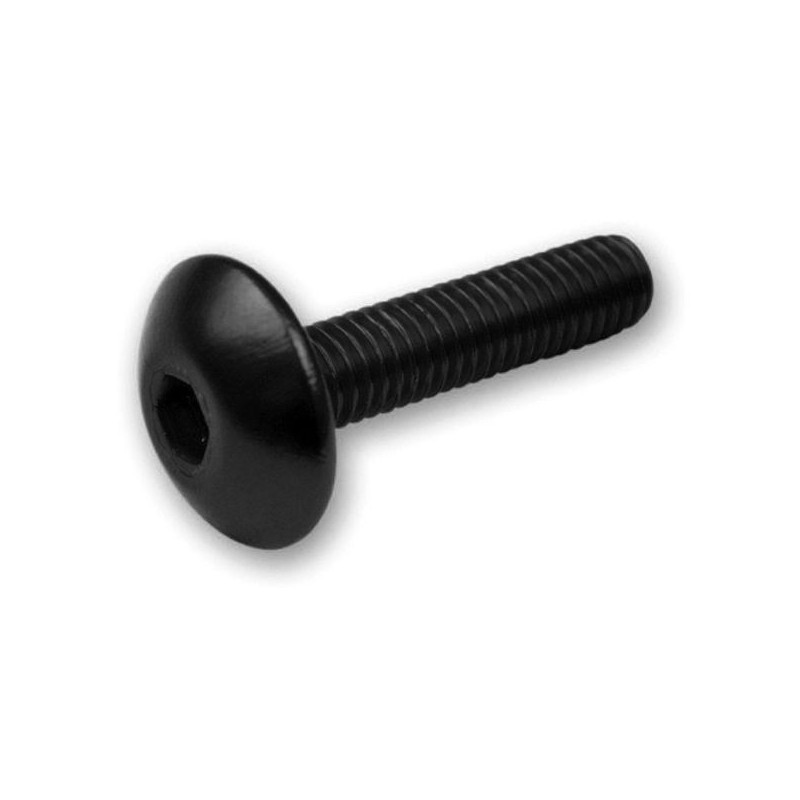 V PARTS (VICMA) ZESTAW ŚRUB OWIEWKI M6X30 (6SZT.) KOLOR CZARNY (IMBUSOWA PŁASKA)(TA630NR)
