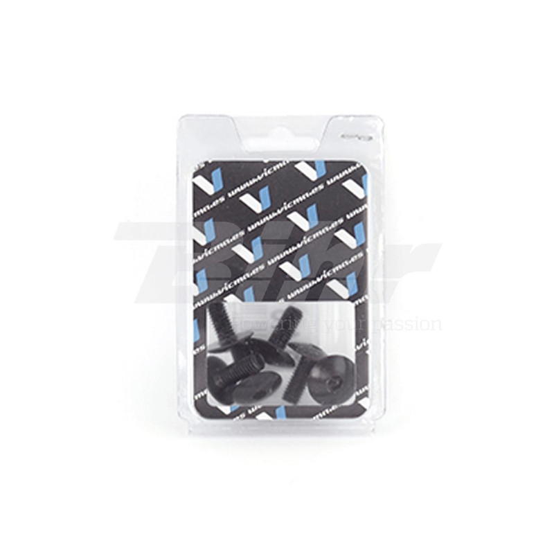 V PARTS (VICMA) ZESTAW ŚRUB OWIEWKI M6x15 (6SZT.) KOLOR CZARNY (TA615NR)
