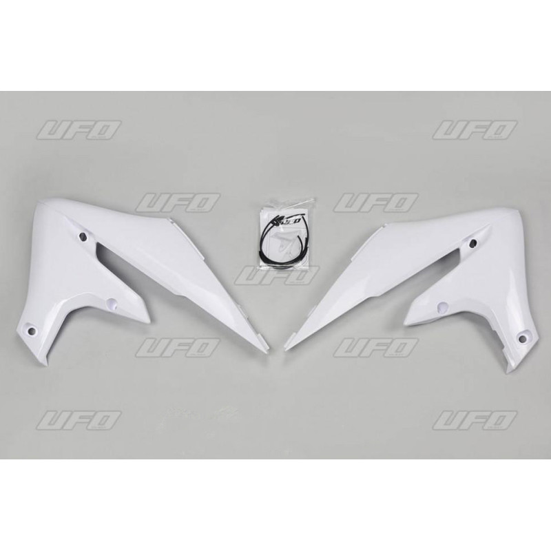 UFO OSŁONY CHŁODNICY YAMAHA YZF 250 '19-'22, WRF 250 '20-'25, YZF 450 '18-22, WRF 450 '19-'25 KOLOR BIAŁY