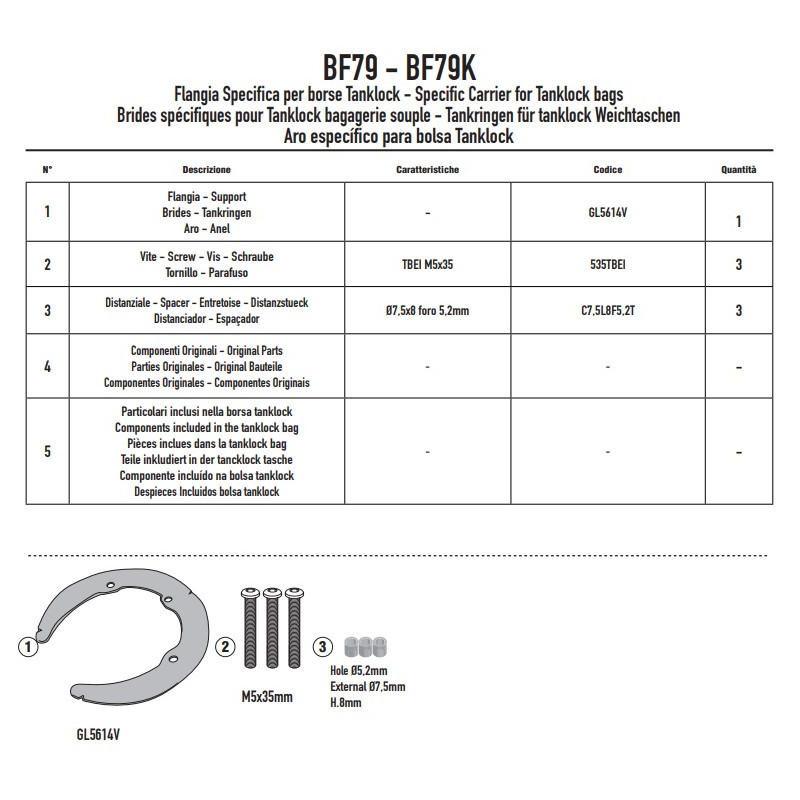 GIVI MOCOWANIE TANKLOCK - VOGE Valico 525 DSX (23)
