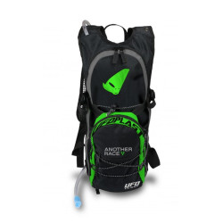 UFO CAMEL BAG (PLECAK) Z SYSTEMEM HYDRACYJNYM (POJ. 2L + PLECAK 5L) (Z POKROWCEM PRZECIWDESZCZOWYM) KOLOR CZARNY - ZIELONY