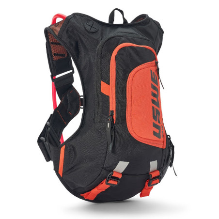 USWE CAMEL BAG RAW 8 KOLOR CZARNY/POMARAŃCZOWY MOTO/ROWER POJEMNOŚĆ 3 LITRY PŁYN (8L PLECAK + 3L PŁYN) - ZASTĄPIONY 5208090038