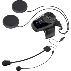 SENA INTERKOM MOTOCYKLOWY 5S BLUETOOTH 5 DO 700M Z WYŚWIETLACZEM LCD, GŁOŚNIKAMI HD SPEAKERS I UNIWERSALNYM ZESTAWEM MIKROFONÓW
