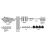 KAPPA STELAŻ KUFRA CENTRALNEGO (ANODOWANE ALUMINIUM) VOGE VALICO 900 DSX '24- ALUMINIOWY MONOKEY