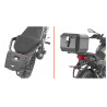 KAPPA STELAŻ KUFRA CENTRALNEGO (ANODOWANE ALUMINIUM) MOTO GUZZI STELVIO '24- ALUMINIOWY MONOKEY