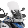 KAPPA SZYBA TRIUMPH TIGER 1200 GT EXPLORER '22-, HUSQVARNA NORDEN 901 '22-, PRZEZROCZYSTA 57X38 CM (WYS. X SZER.) WYŻSZA O 12,5