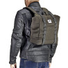 KAPPA 2025/04 TORBA BOCZNA / SAKWA ( PLECAK ) 17L (CAFE RACER RAMBLER) (WYS. 40 X SZER. 28 X GŁ. 15CM) KOLOR OLIWKOWY CIEMNY