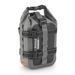 KAPPA 2025/04 TORBA NA GMOLE 3L (MOŻLIWOŚĆ DOPIĘCIA DO AV07) 100% WODOSZCZELNA / MOCNA KOLOR CZARNO SZARY (PASY W ZESTAWIE) (K'