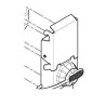 KAPPA ZAMEK DO KUFRA KOMPLETNY (PASUJE DO KUFRÓW CENTRALNYCH / TOP CASE KFR580A/B, KFR480A/B, KFR420A/B, KVE58, KVE48, KVE42)