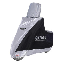 OXFORD AQUATEX SCOOTER HIGHSCREEN POKROWIEC WODOODPORNY NA SKUTER Z WYSOKĄ SZYBĄ KOLOR SZARY/CZARNY ROZMIAR UNIWERSALNY