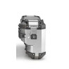 KAPPA 2025/05 KUFRY BOCZNE 37L LEWY I 33L PRAWY WCIĘTY MONOKEY CAM SIDE KVG37AL KVGS33AR K'VOYAGER ALUMINIOWE KOLOR SREBRNY