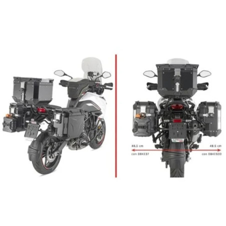 KAPPA 2025/05 STELAŻ KUFRÓW BOCZNYCH MONOKEY CAM SIDE BENELLI TRK 702 / X '23-'25 - POD KUFRY KVG K'VOYAGER ALU - PRAWY KVGS33 W