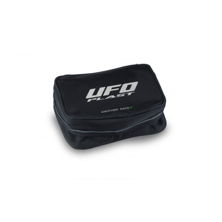 UFO TORBA NARZĘDZIOWA (NARZĘDZIÓWKA) MONTOWANA NA TYLNY BŁ0TNIK (WYS. 7,5 X 21 X 14 CM) KOLOR CZARNY - KOLEKCJA 2025