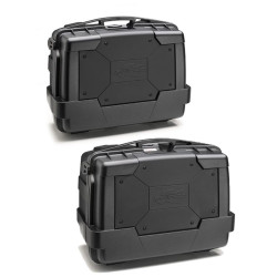 KAPPA KUFRY BOCZNE 46L MONOKEY KGR46 GARDA BLACK LINE LITE (PARA   2SZT) + DODATKOWY ZAMEK - ZASTĘPUJE KGR46NPACK2