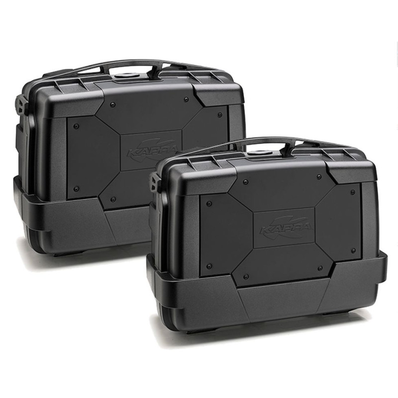 KAPPA KUFRY BOCZNE 33L MONOKEY KGR33N GARDA BLACK LINE LITE (PARA   2SZT) + DODATKOWY ZAMEK