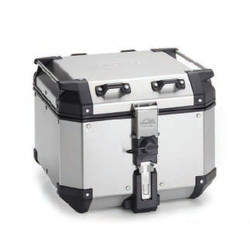 KAPPA 2025/05 KUFER CENTRALNY 42L MONOKEY KVG420A K'VOYAGER ALUMINIOWY KOLOR SREBRNY