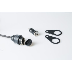 Uniwersalny zestaw gniazda zapalniczki wraz z adapterem USB SW-MOTECH