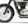 Przedłużenie błotnika Pyramid Matowa czerń Triumph Bonneville T120 2016-Aktualny
