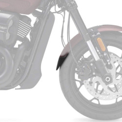 Przedłużenie błotnika Pyramid Matowy czarny Harley Davidson Street Rod (VRSCR) 2017-Obecne