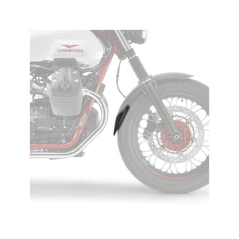 Przedłużenie błotnika Pyramid Matowy czarny Moto Guzzi V7 III Kamień 2017-Aktualny