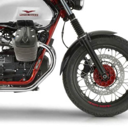 Przedłużenie błotnika Pyramid Matowy czarny Moto Guzzi V7 III Kamień 2017-Aktualny