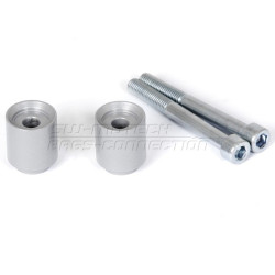 Podwyższenie kierownicy SW-MOTECH 30mm do BMW F800GS [08-] / Adventure [13-] - srebrne