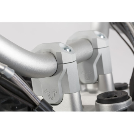 Podwyższenie kierownicy SW-MOTECH 40mm do BMW R1200GS LC [13-] - srebrne