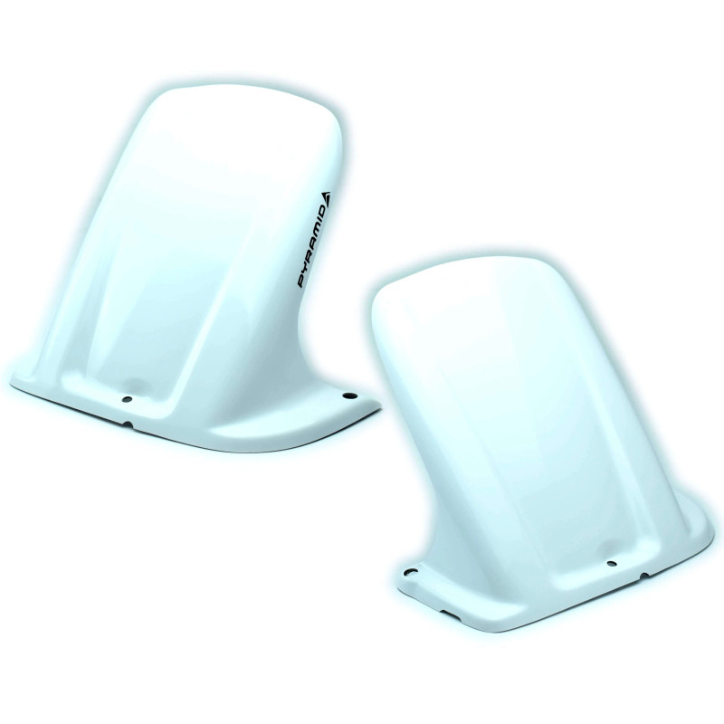 Błotnik Pyramid Błyszcząca biel Yamaha FZ1 Fazer 2006-2015