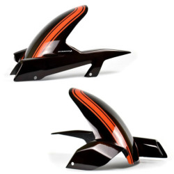 Błotnik Pyramid Metaliczny brąz/Metaliczny pomarańcz (Candytone Brown/Candytone Orange) Kawasaki Z 900 RS 2017-2020