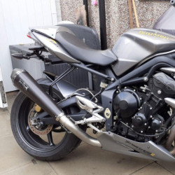 Przedłużenie kierownicy Błotnik Pyramid Matowa czerń Triumph Street Triple 675 2007-2012