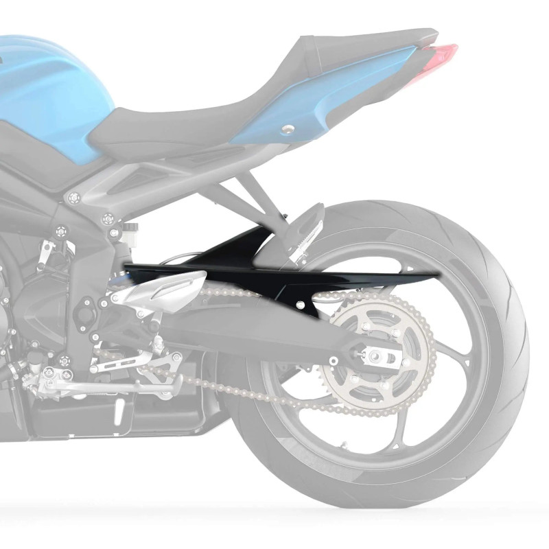 Błotnik Pyramid Czarny połysk Triumph Street Triple 675 R 2013-2017