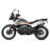 Przedłużenie Błotnik Pyramid Matowa czerń KTM 790 Adventure 2019-Aktualne