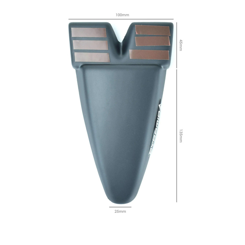 Pyramid Przedłużenie błotnika Urban Matowa czerń – ochrona tyłu