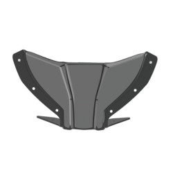 Ochrona lakieru Pyramid 3M Środkowa część osłony podwozia Hondy CB1000 Hornet