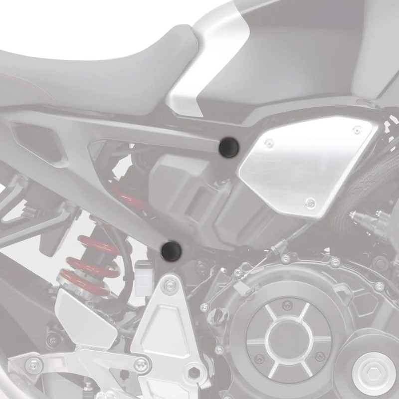 Zaślepki ramy Pyramid Matowa czerń Honda CB 1000 R 2018-Aktualne